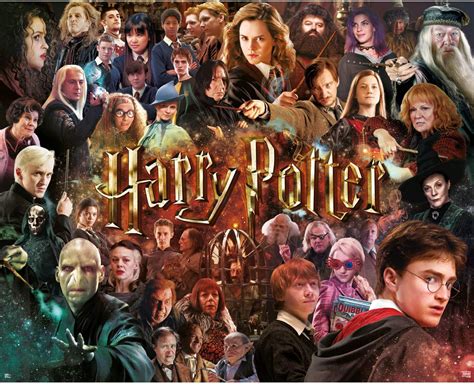 Puzzle Harry Potter - Movie Collage - Xzone.cz