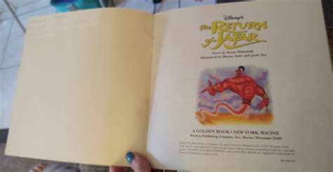 Disney's Return Of Jafar Paper Back Golden Book, 1994. | eBay