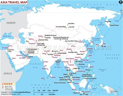 Asia Travel Information - Map, Major Attractions | Asia travel, Travel ...