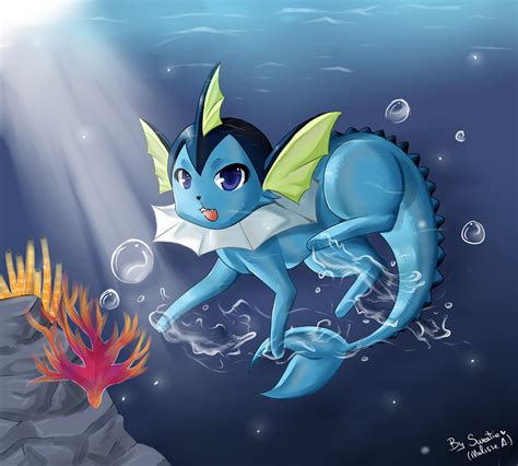 .Fan Art. Vaporeon by SweetieChan on DeviantArt