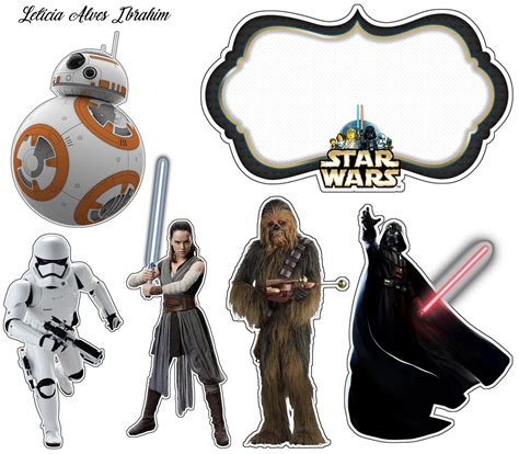 Star Wars Free Printable Cake Toppers. - Oh My Fiesta! for Geeks