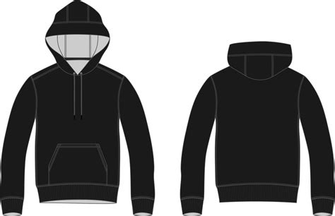 Black Hoodie Vector Art, Icons, and Graphics for Free Download