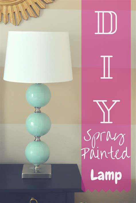 DIY Spray Painted Lamps | R&R at home