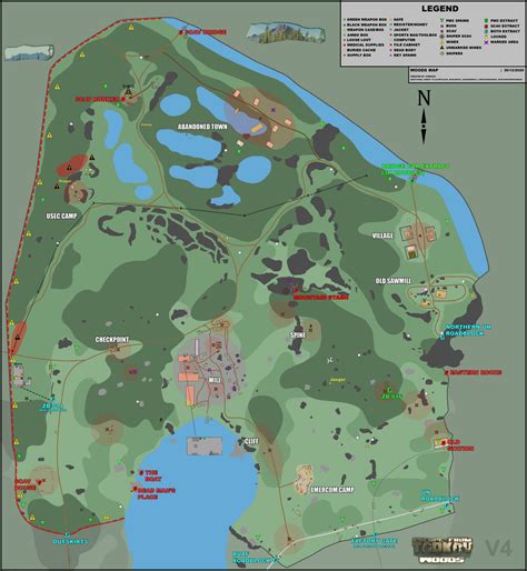 Expanded Woods Map V4 : r/EscapefromTarkov