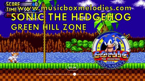 Green Hill Zone (Music box version) by Sonic the Hedgehog - YouTube