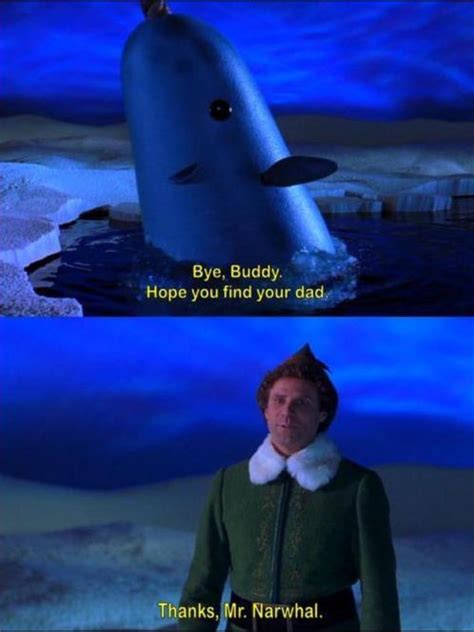 Elf proves that narwhals are real!!!!!! (And they are) Tv Quotes, Movie ...