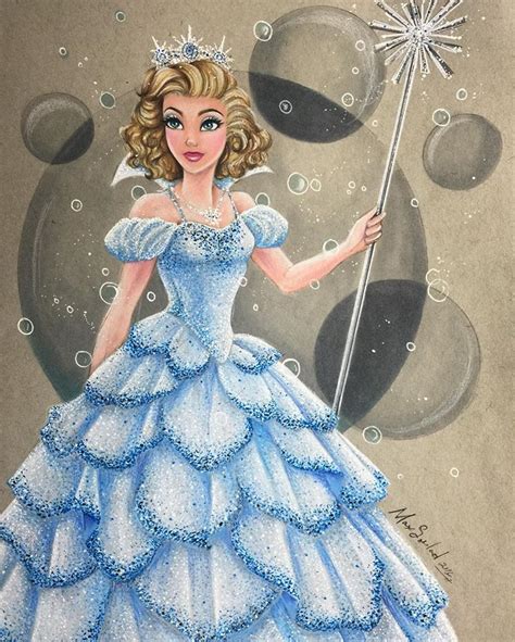 Glinda the Good Witch by Max Stephen | Disney fan art, Disney drawings ...