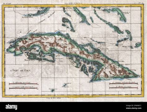 Antique map of cuba hi-res stock photography and images - Alamy