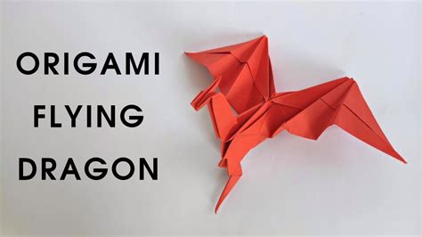 Origami FLYING DRAGON | How to make a paper flying dragon - YouTube