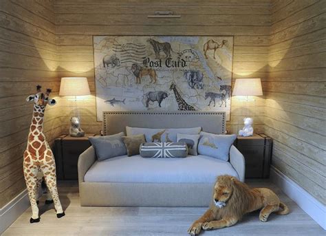 Safari Themed Boys Bedroom - Transitional - Boy's Room