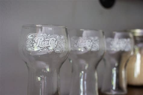 Vintage Pepsi Glasses Set of 3 Pepsi-cola Father's - Etsy