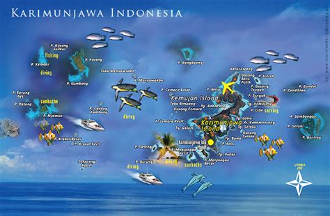 Map Karimunjawa Island | Karimunjawa Islands