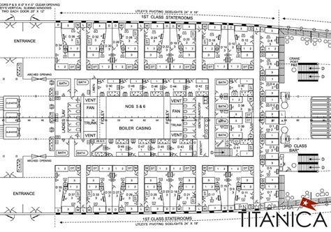 RMS Titanic : Plan of D Deck