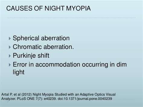 Night Myopia