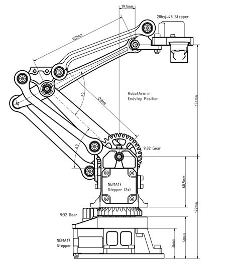 Arduino Robot Arm Circuit Diagram