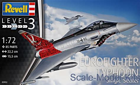 Revell - Eurofighter Typhoon - plastic scale model kit in 1:72 scale ...