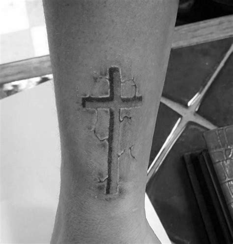 Stone 3d Simple Christian Mens Leg Tattoo Best Leg Tattoos, Leg Tattoo ...