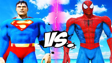 Gambar Superman Vs Spiderman – mosi