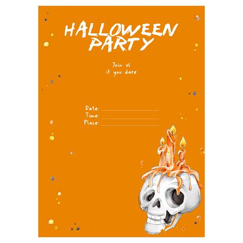 Scary Halloween Invitation Templates - 15 Free PDF Printables | Printablee