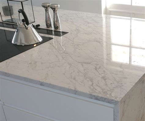 Carrara marble kitchen worktops - Granitop