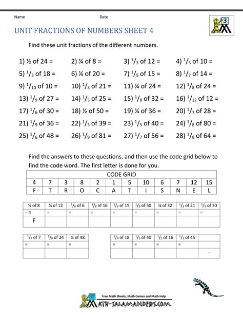 Unit Fraction of Numbers