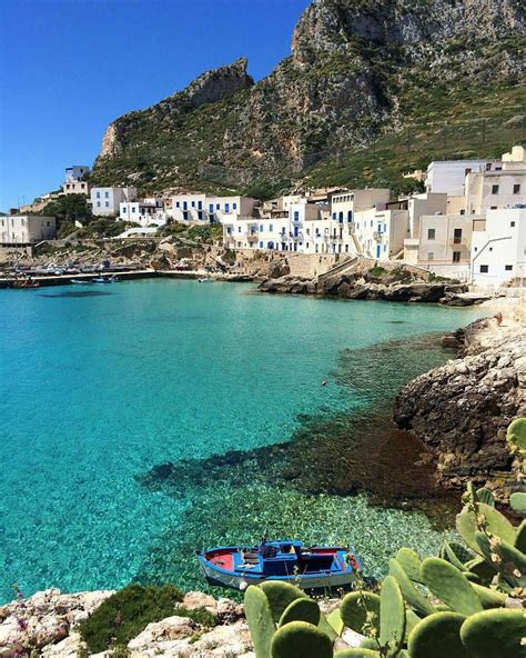 you should visit this little island of Sicily first or then... Levanzo ...