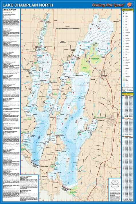 Lake Champlain Fishing Map - Zaria Kathrine