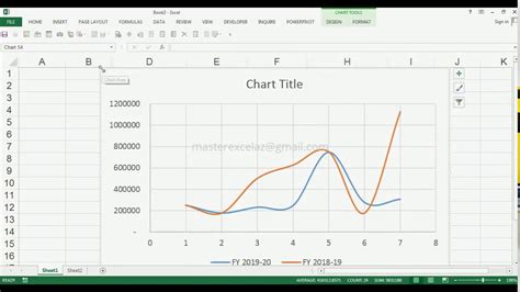 How to Create Scatter Smooth Lines Chart in Excel 2013 - YouTube