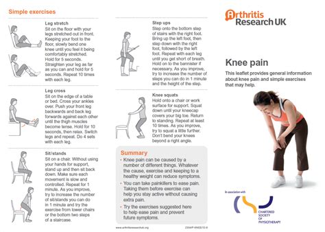 Knee Pain Exercises - Emsworth Physio Clinic