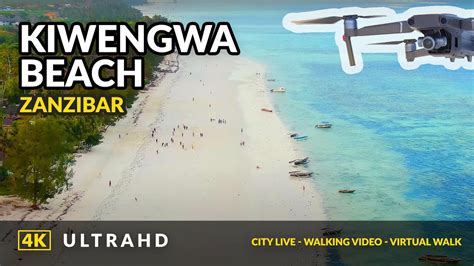 Kiwengwa Beach in Zanzibar ️ Best beaches in Zanzibar - Drone Video ...