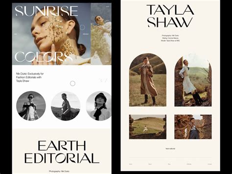 Fashion online magazine by Andrea Jelić on Dribbble