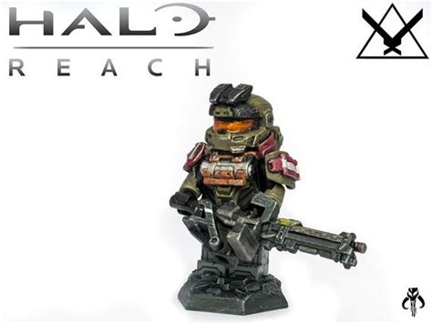 Halo Reach Jorge Custom Minifigure | Custom LEGO Minifigures