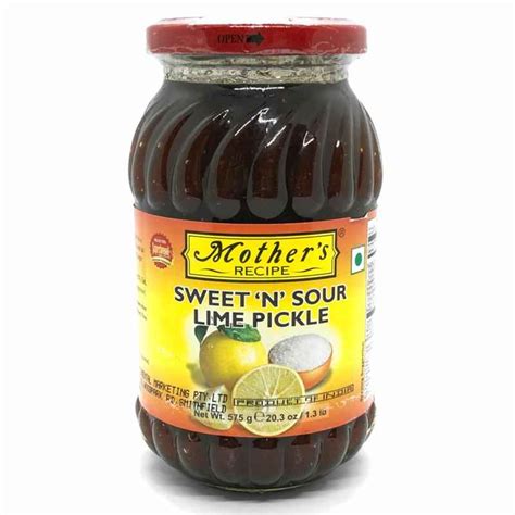 Buy Sweet And Sour Lime Pickle Mothers 500 Gm | Indiaco - Quicklly