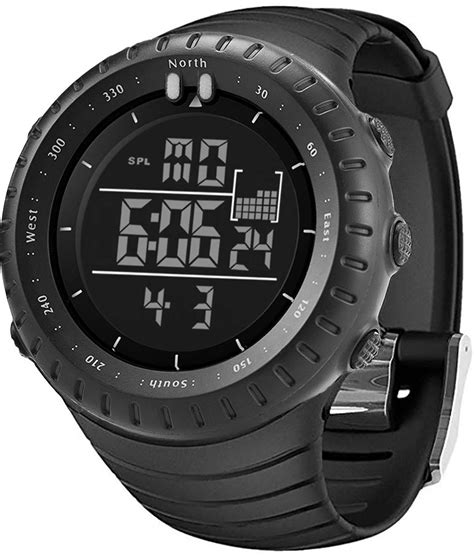 Mens Watches Digital Sports Waterproof Tactical Watch with LED ...