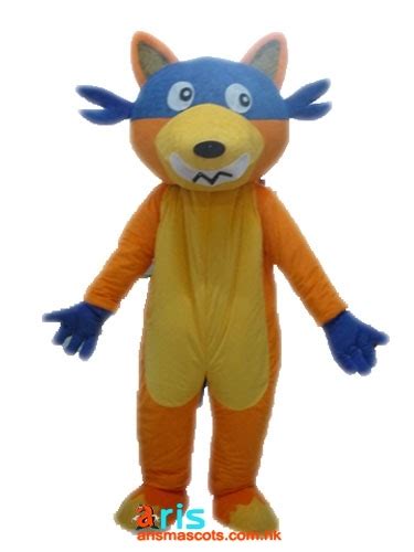 Adult Fancy Swiper Fox Mascot Costume Mascot Character Cartoon Costumes ...