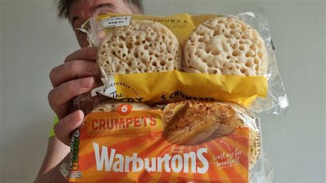 Two types of Crumpet Compared Warburtons vs Asda UK foodie - YouTube