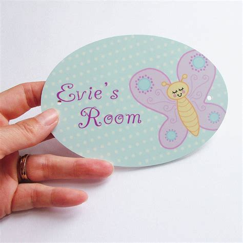 Personalised Children's Door Sign By Hoobynoo | notonthehighstreet.com