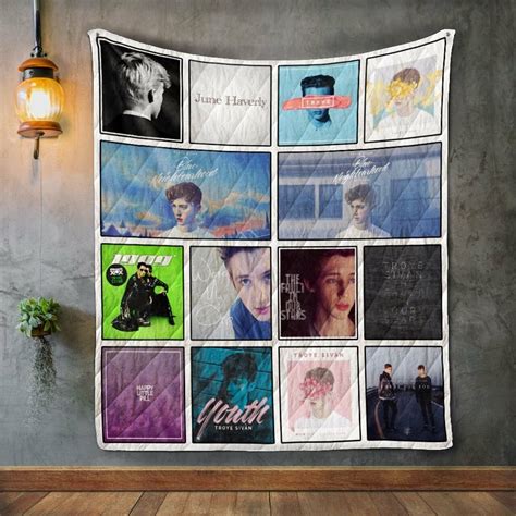 Troye Sivan Album Covers Quilt Blanket - Dreamrooma