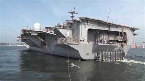 Uss George Washington Cvn 73 Arrives | Editorial Video | 13308037e ...