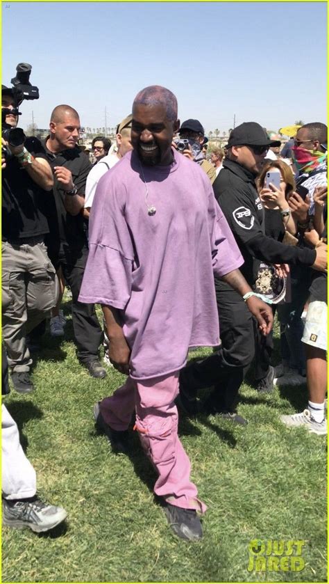 Kanye West at his “Sunday Service” set at the 2019 Coachella Music ...