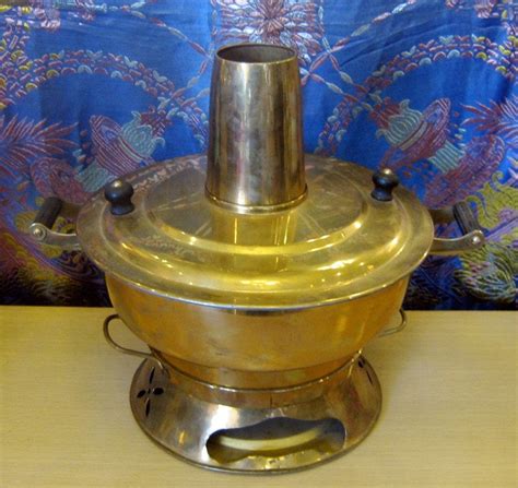 Brass Mongolian Hot Pot by dragonflyonbrady on Etsy