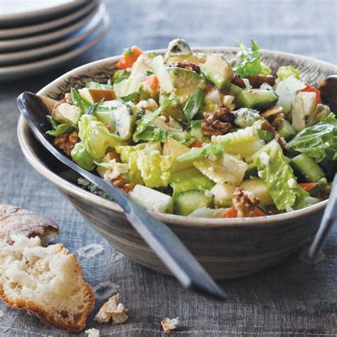 Chopped Salad with Blue Cheese Dressing Recipe - Laura Werlin