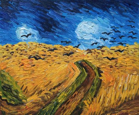 Vincent Van Gogh Reproduction: Wheatfield with Crows at overstockArt ...