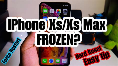 How To Hard Reset Or Restart iPhone 11 Pro Max/ Xs/Xs Max/Xr (Frozen ...