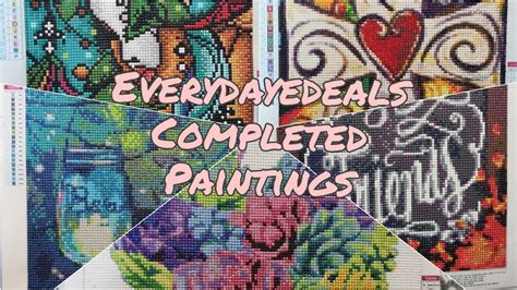 Everydayedeals Finished Diamond Paintings | Everydayedeals Completed ...