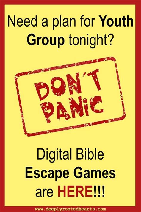 Escaping Pharaoh: Bible Escape Game | Youth group games, Youth group ...