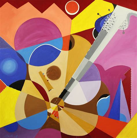 Abstract cubism art - packssilope