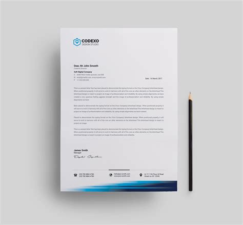 Corporate Letterhead Templates 000580 - Template Catalog