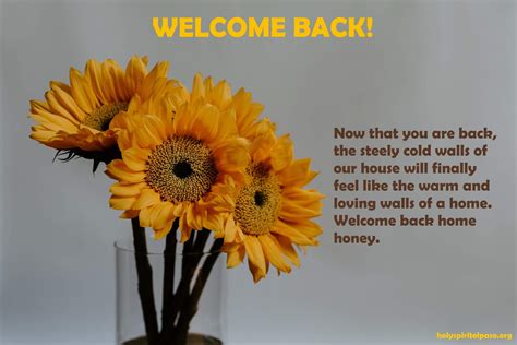 Welcome Back Quotes - 51 Sayings About Welcome Back Home