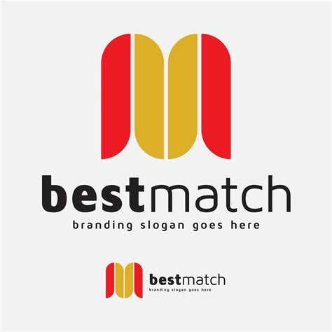 Best Match M Logo Template 7653744 Vector Art at Vecteezy